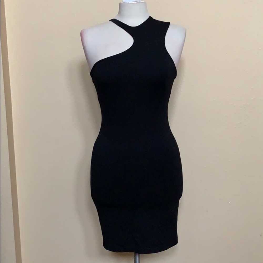 ❣️Halston Heritage Black cut out mini dress